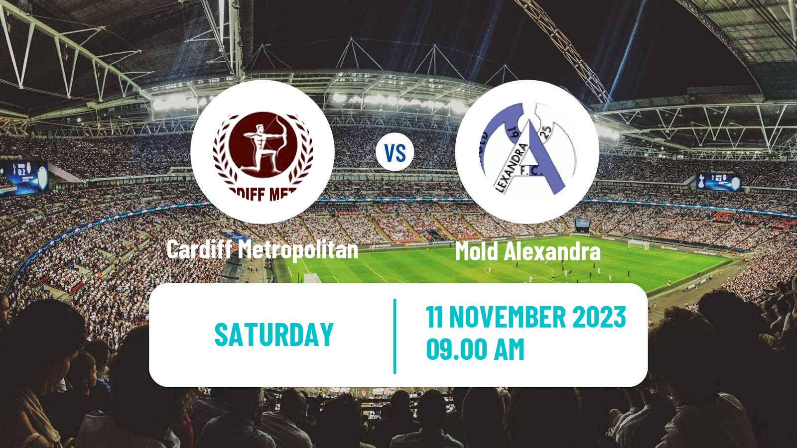 Soccer Welsh FA Cup Cardiff Metropolitan - Mold Alexandra