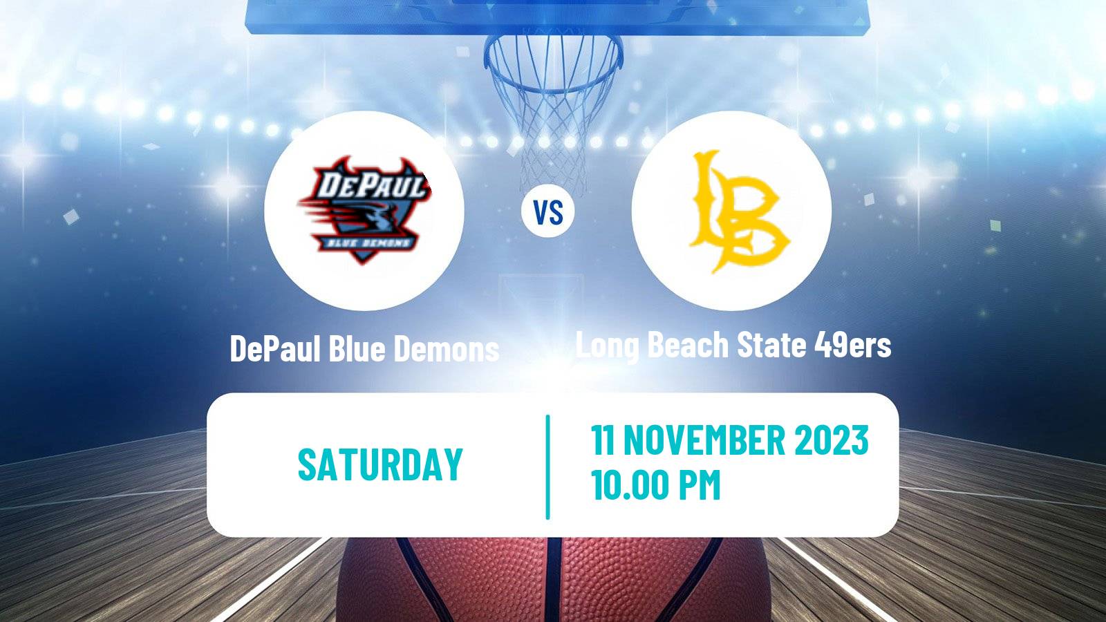 Basketball NCAA College Basketball DePaul Blue Demons - Long Beach State 49ers