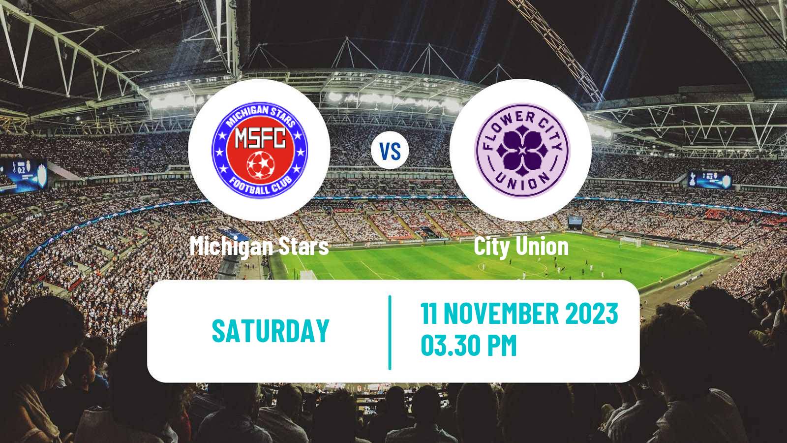 Soccer US NISA Michigan Stars - City Union