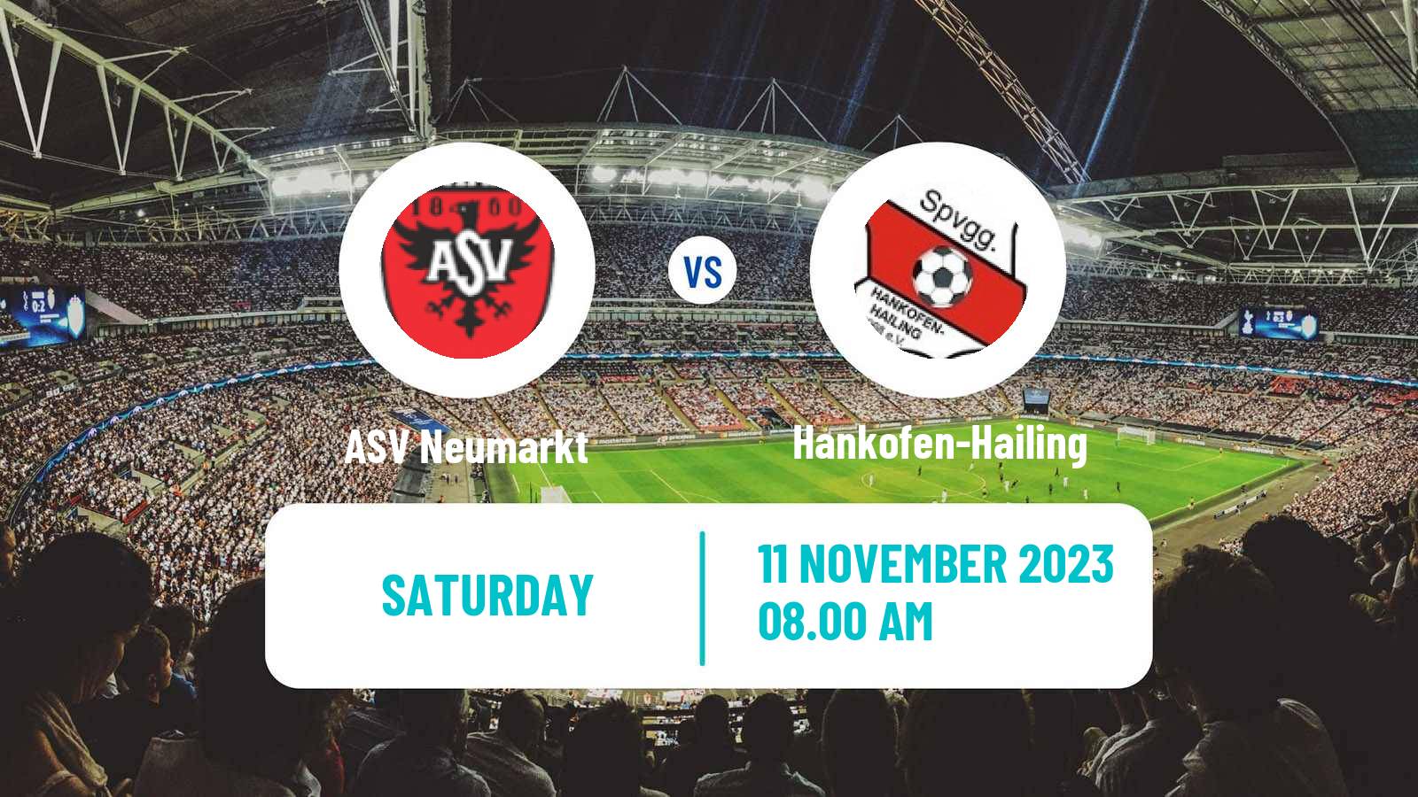 Soccer German Oberliga Bayern Nord Neumarkt - Hankofen-Hailing
