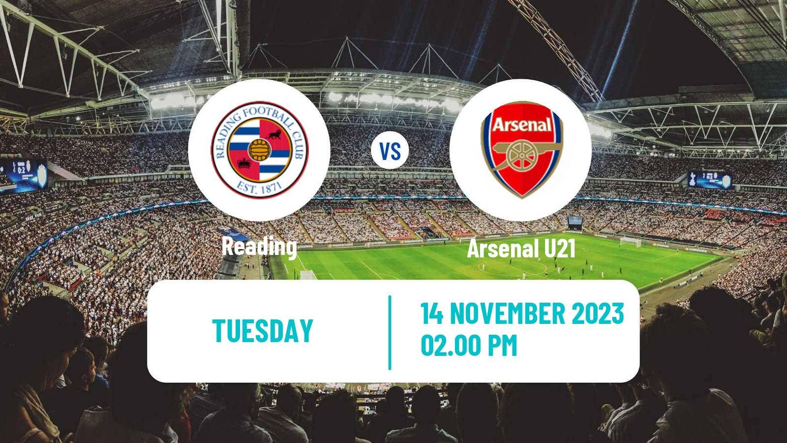 Soccer English EFL Trophy Reading - Arsenal U21
