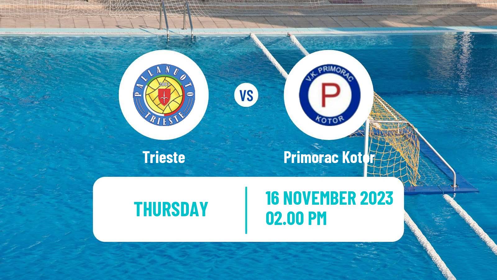 Water polo Euro Cup Water Polo Trieste - Primorac Kotor