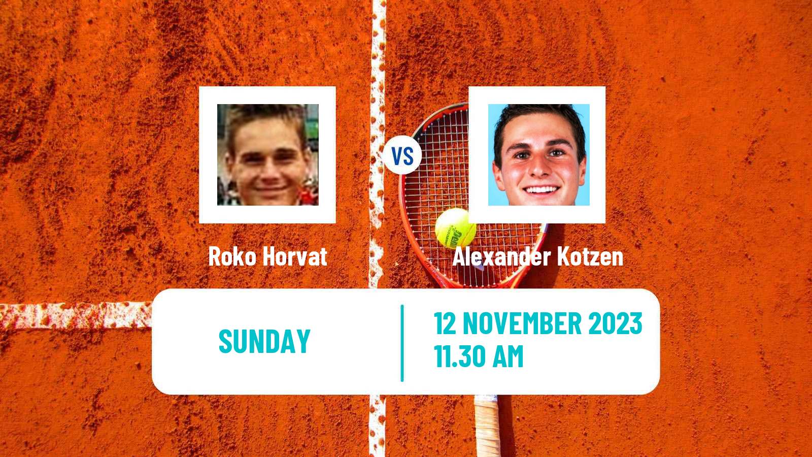 Tennis Drummondville Challenger Men Roko Horvat - Alexander Kotzen