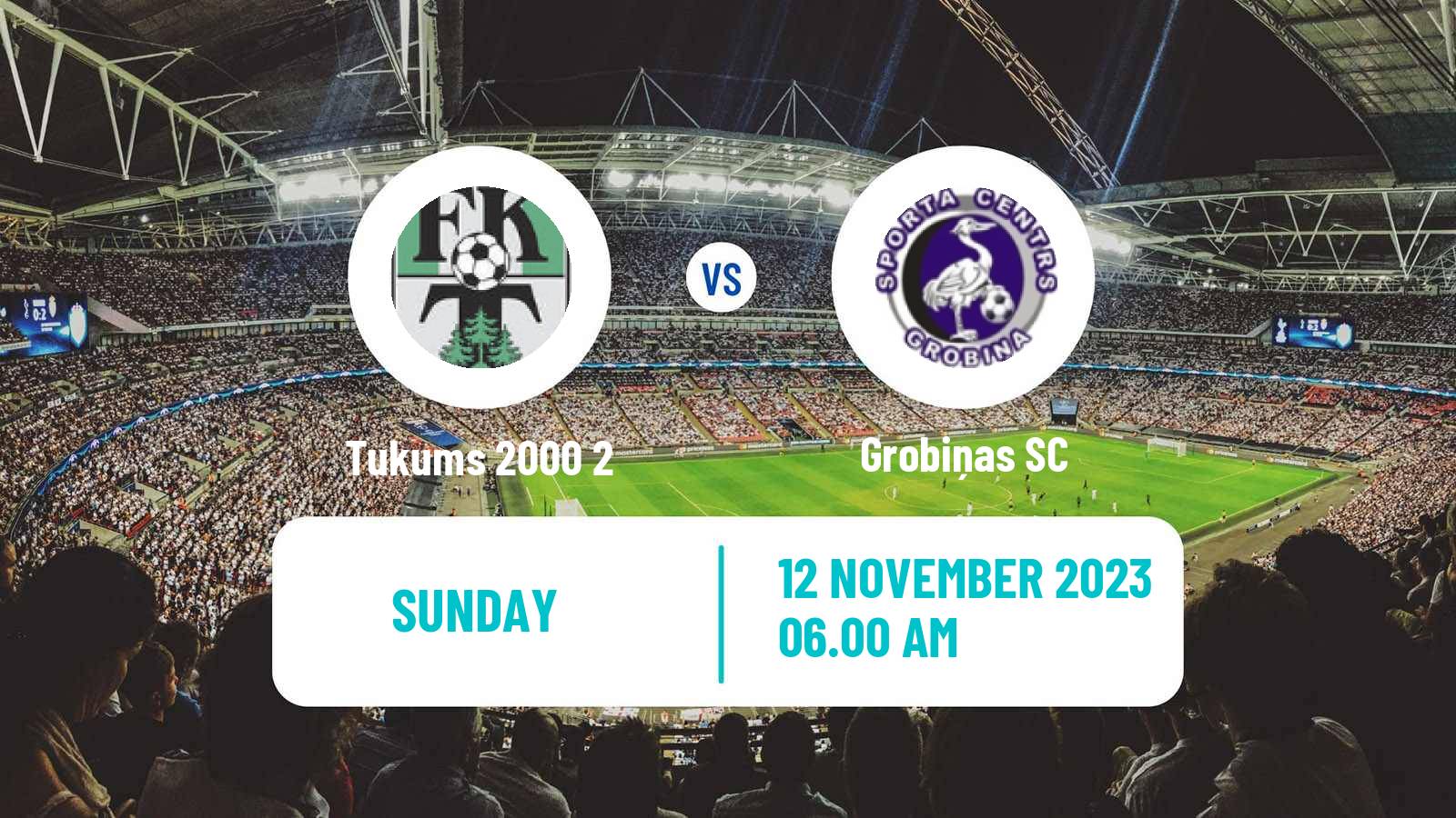 Soccer Latvian 1 Liga Tukums 2000 2 - Grobiņa