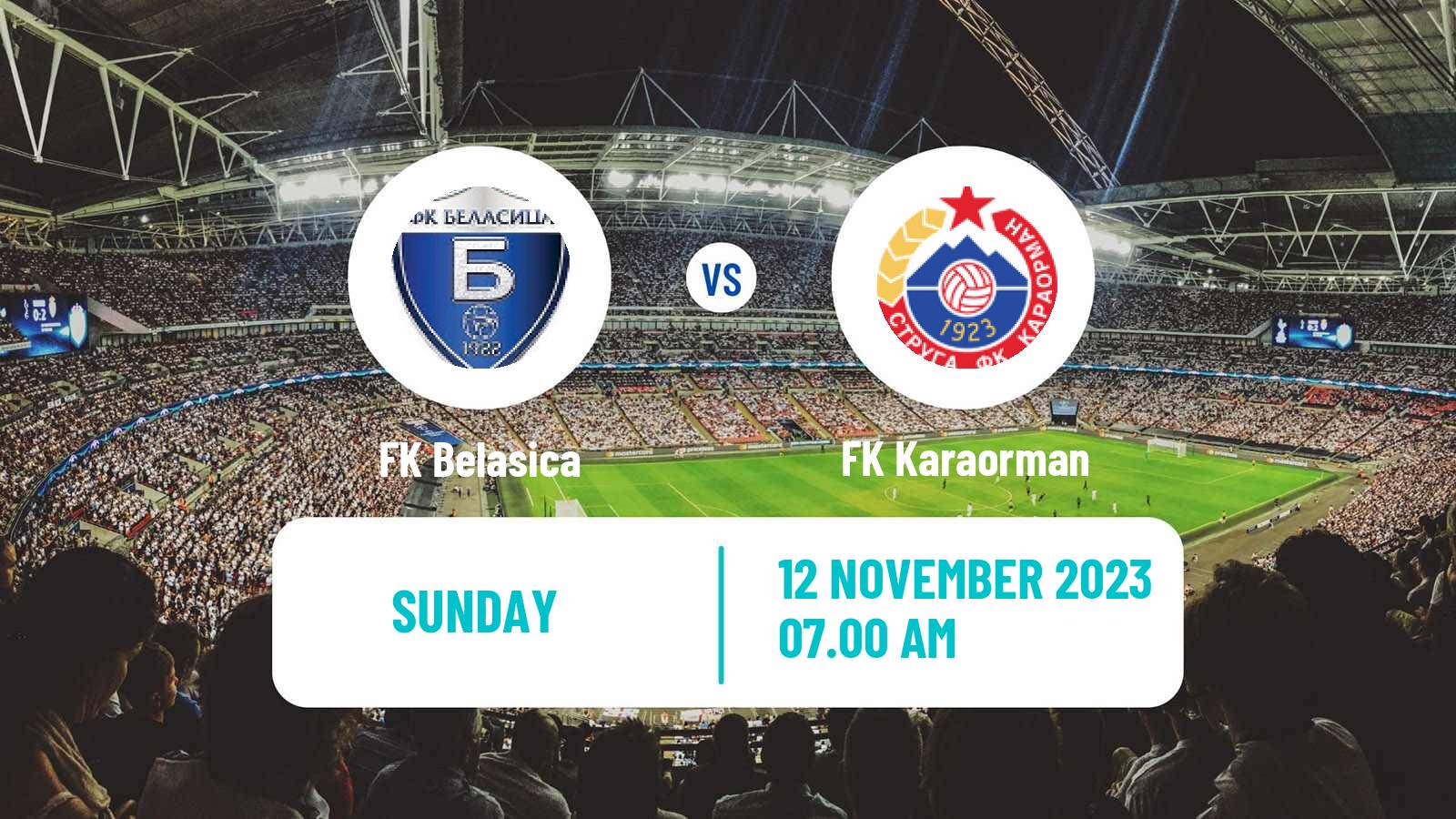 Soccer North Macedonian 2 MFL Belasica - Karaorman