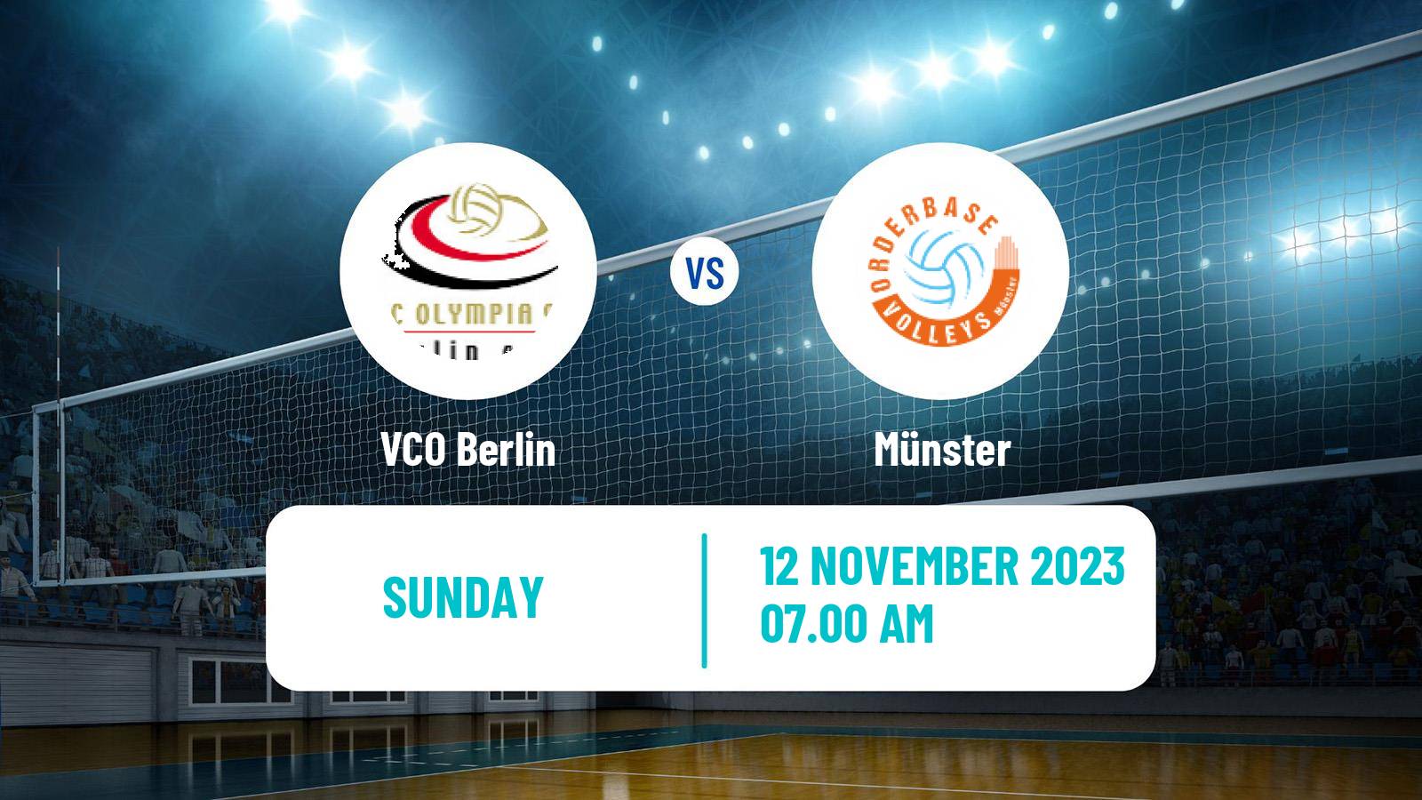 Volleyball German 2 Bundesliga North Volleyball VCO Berlin - Münster