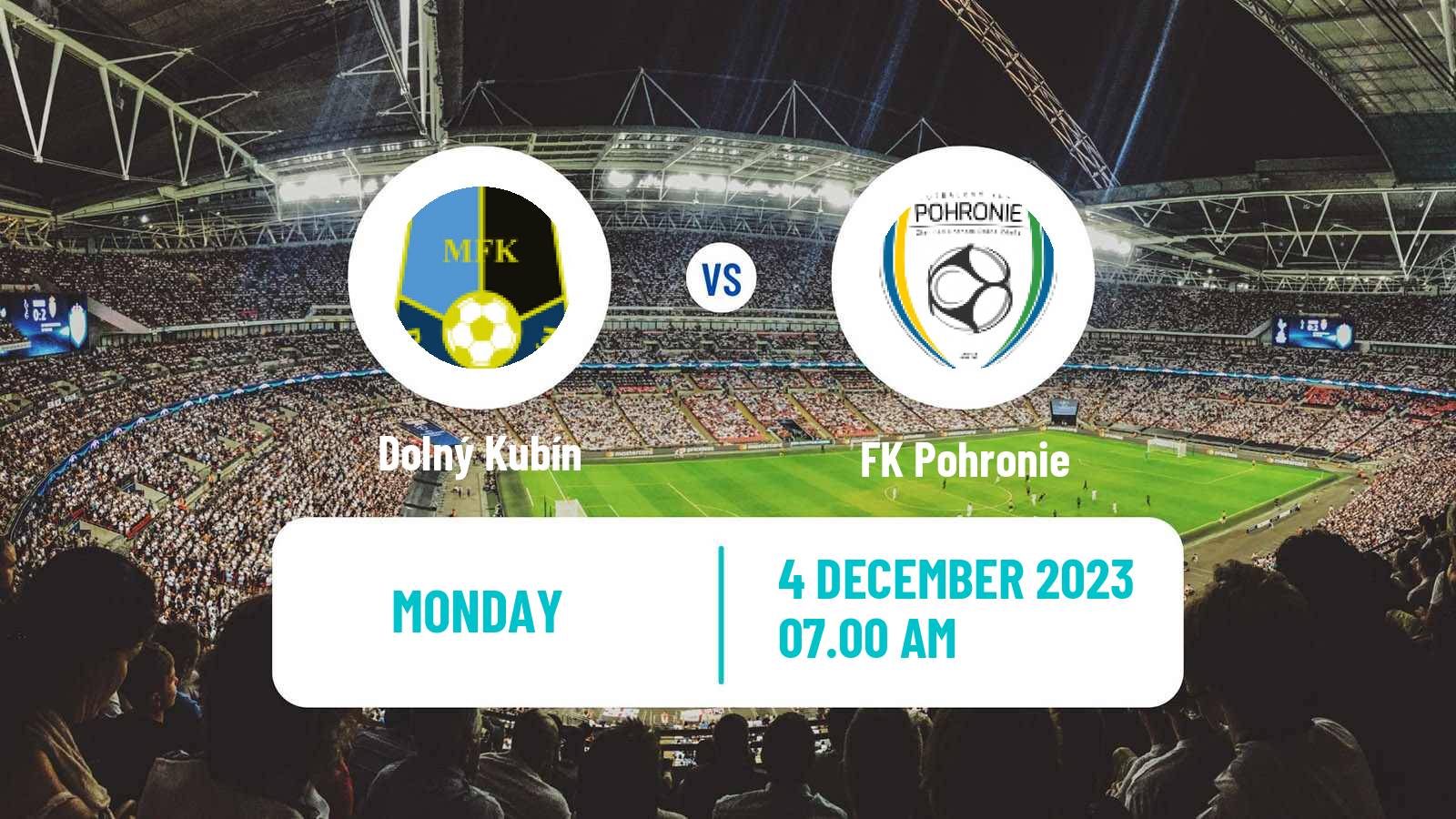 Soccer Slovak 2 Liga Dolný Kubín - Pohronie