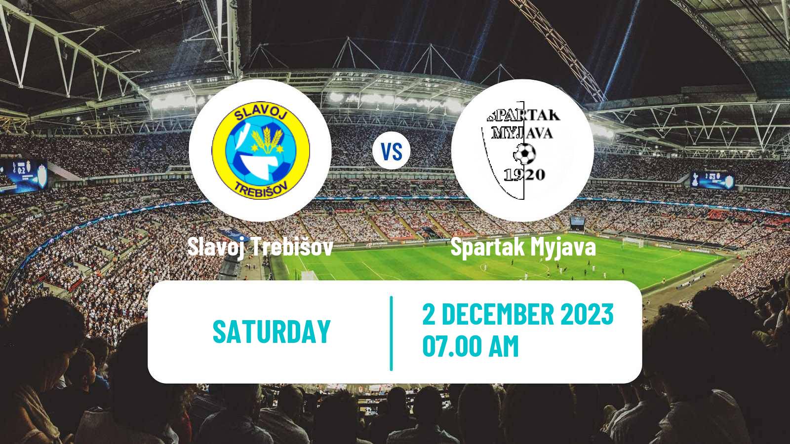 Soccer Slovak 2 Liga Slavoj Trebišov - Spartak Myjava