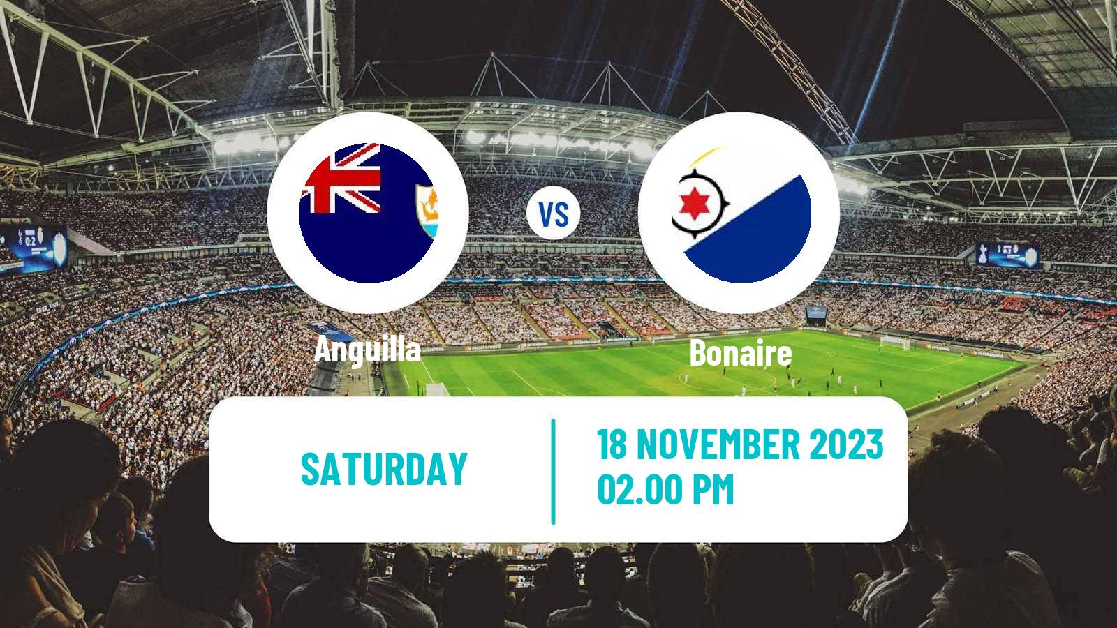 Soccer CONCACAF Nations League Anguilla - Bonaire