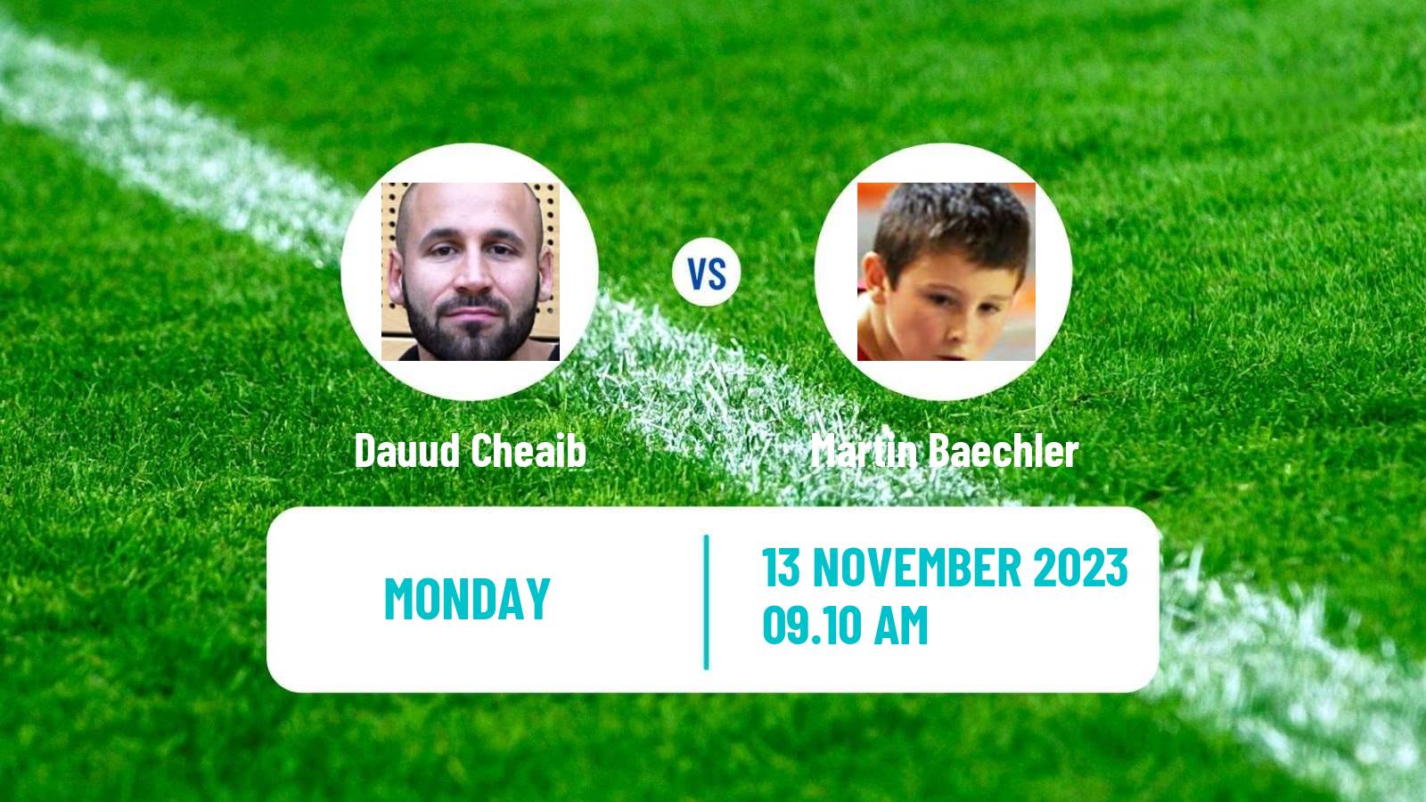 Table tennis Challenger Series Men Dauud Cheaib - Martin Baechler