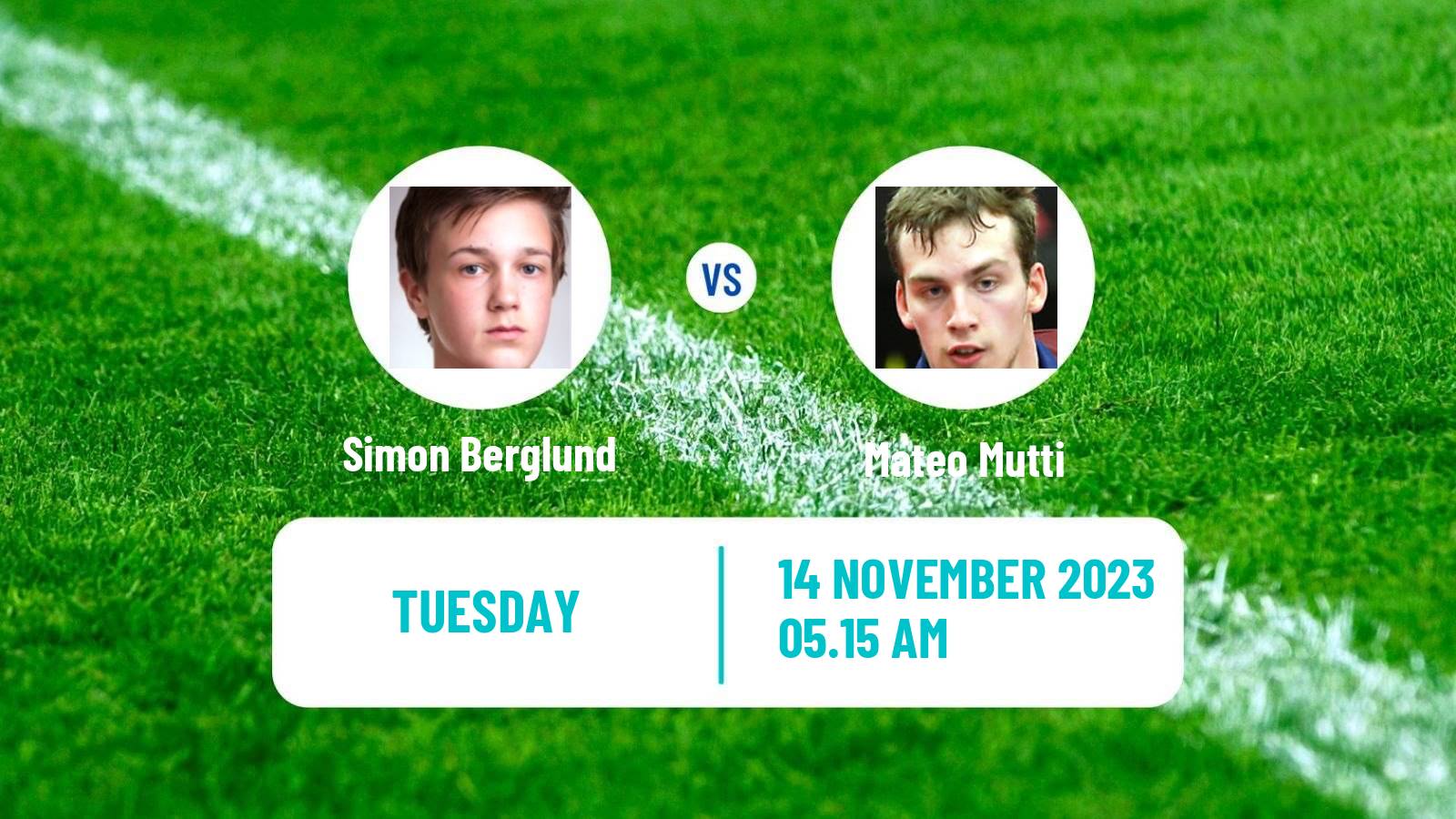 Table tennis Tt Star Series Men Simon Berglund - Mateo Mutti