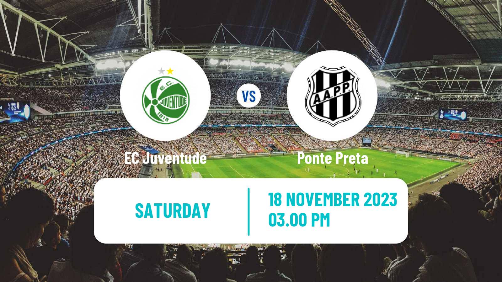 Soccer Brazilian Serie B Juventude - Ponte Preta
