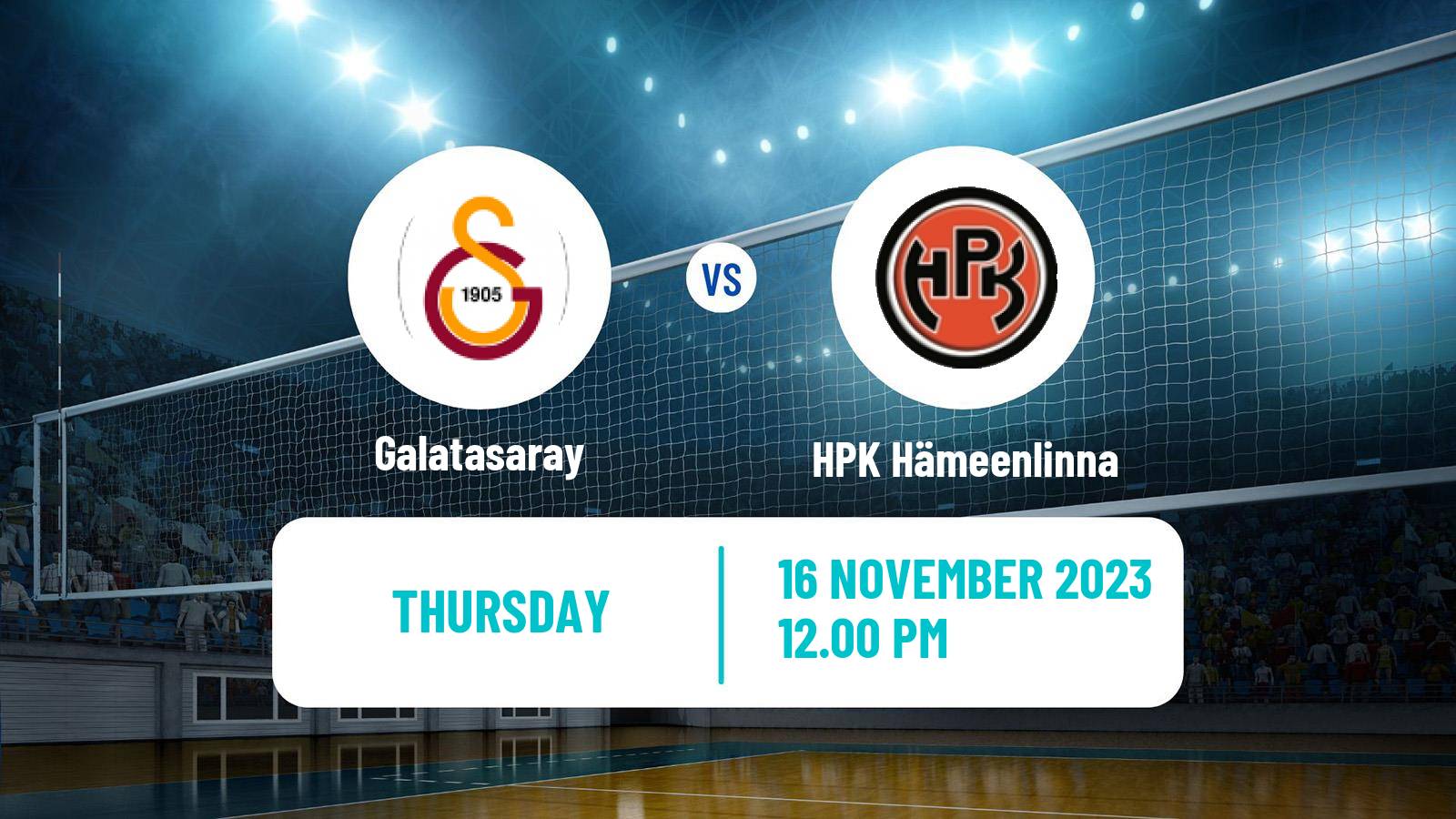 Volleyball CEV Challenge Cup Women Galatasaray - HPK Hämeenlinna