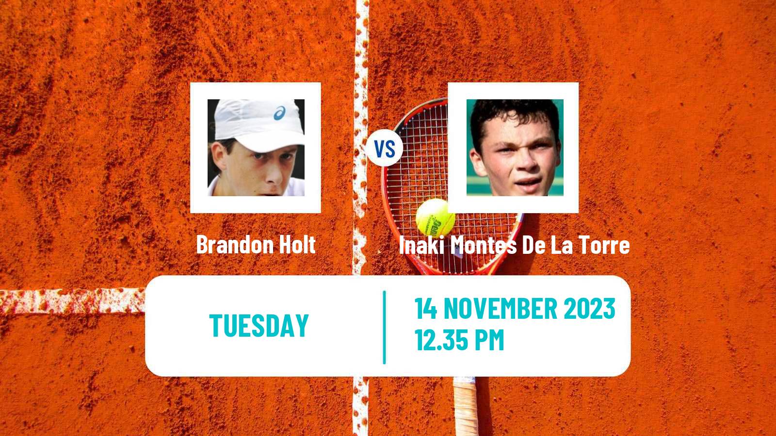 Tennis Champaign Challenger Men Brandon Holt - Inaki Montes De La Torre