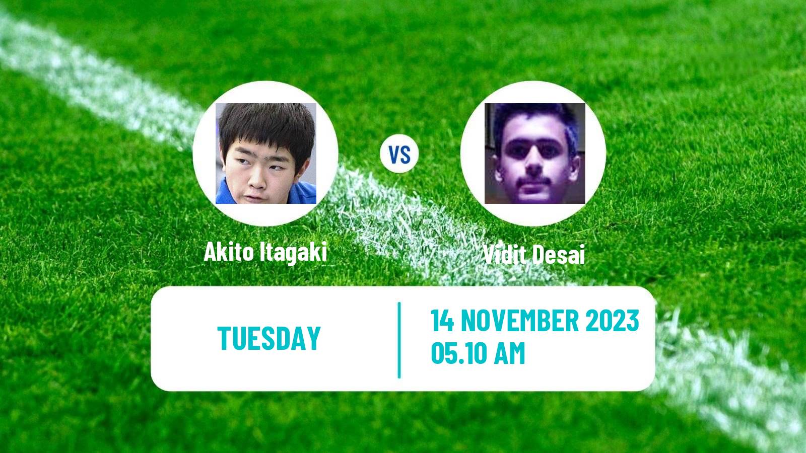 Table tennis Challenger Series Men Akito Itagaki - Vidit Desai