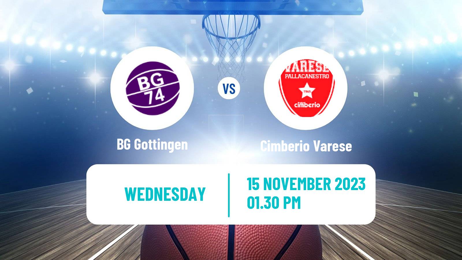 Basketball FIBA Europe Cup BG Göttingen - Varese