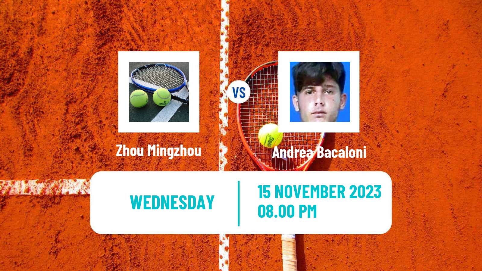 Tennis ITF M15 Kuching Men Zhou Mingzhou - Andrea Bacaloni