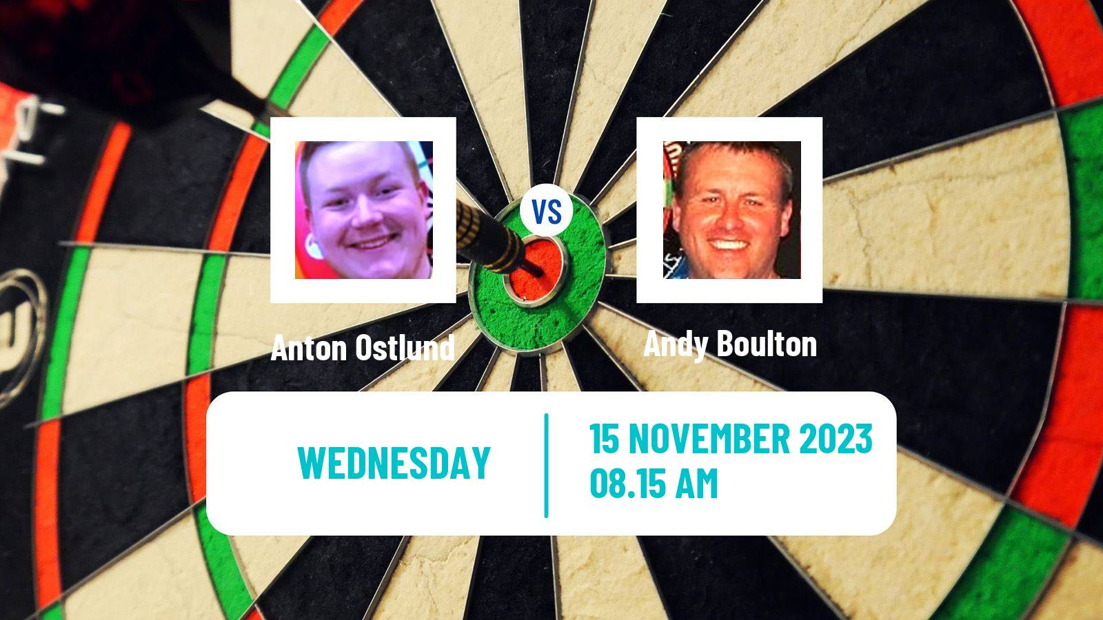 Darts Modus Super Series Anton Ostlund - Andy Boulton