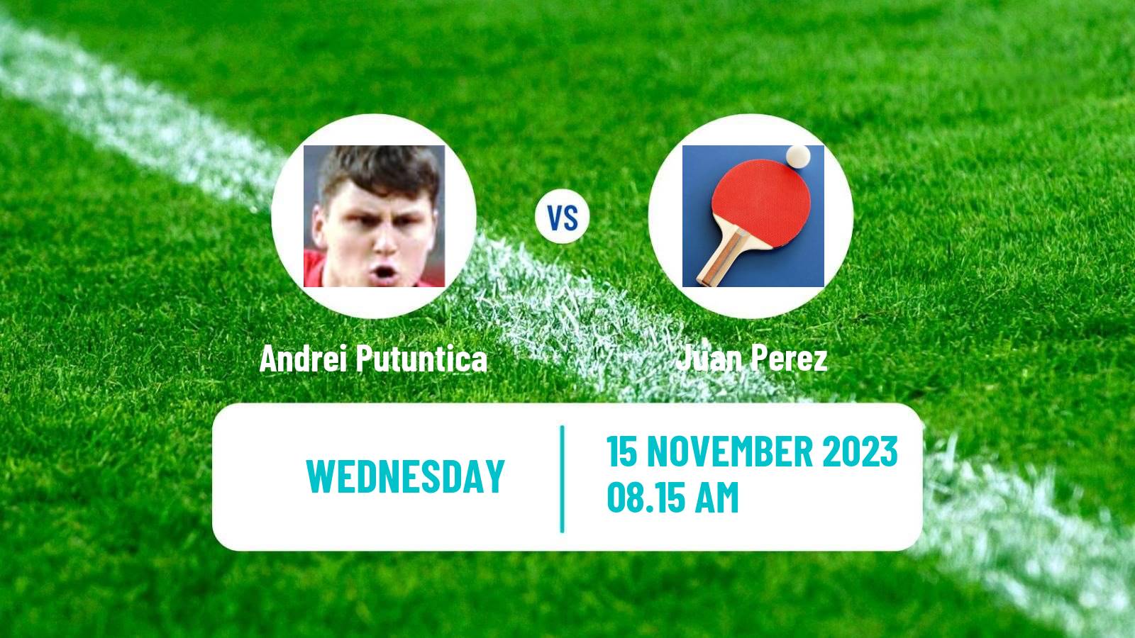 Table tennis Tt Star Series Men Andrei Putuntica - Juan Perez