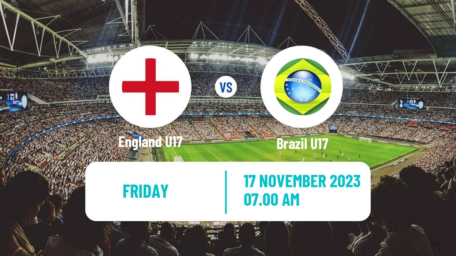 Soccer FIFA World Cup U17 England U17 - Brazil U17