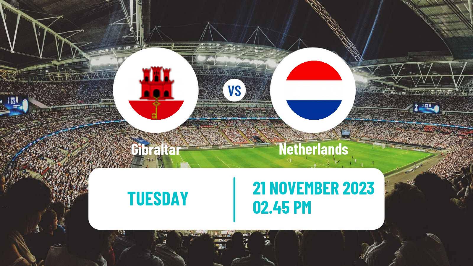 Soccer UEFA Euro Gibraltar - Netherlands