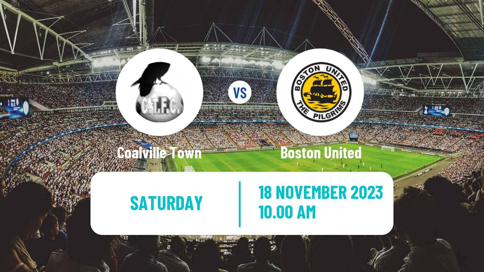 Soccer English FA Trophy Coalville Town - Boston United