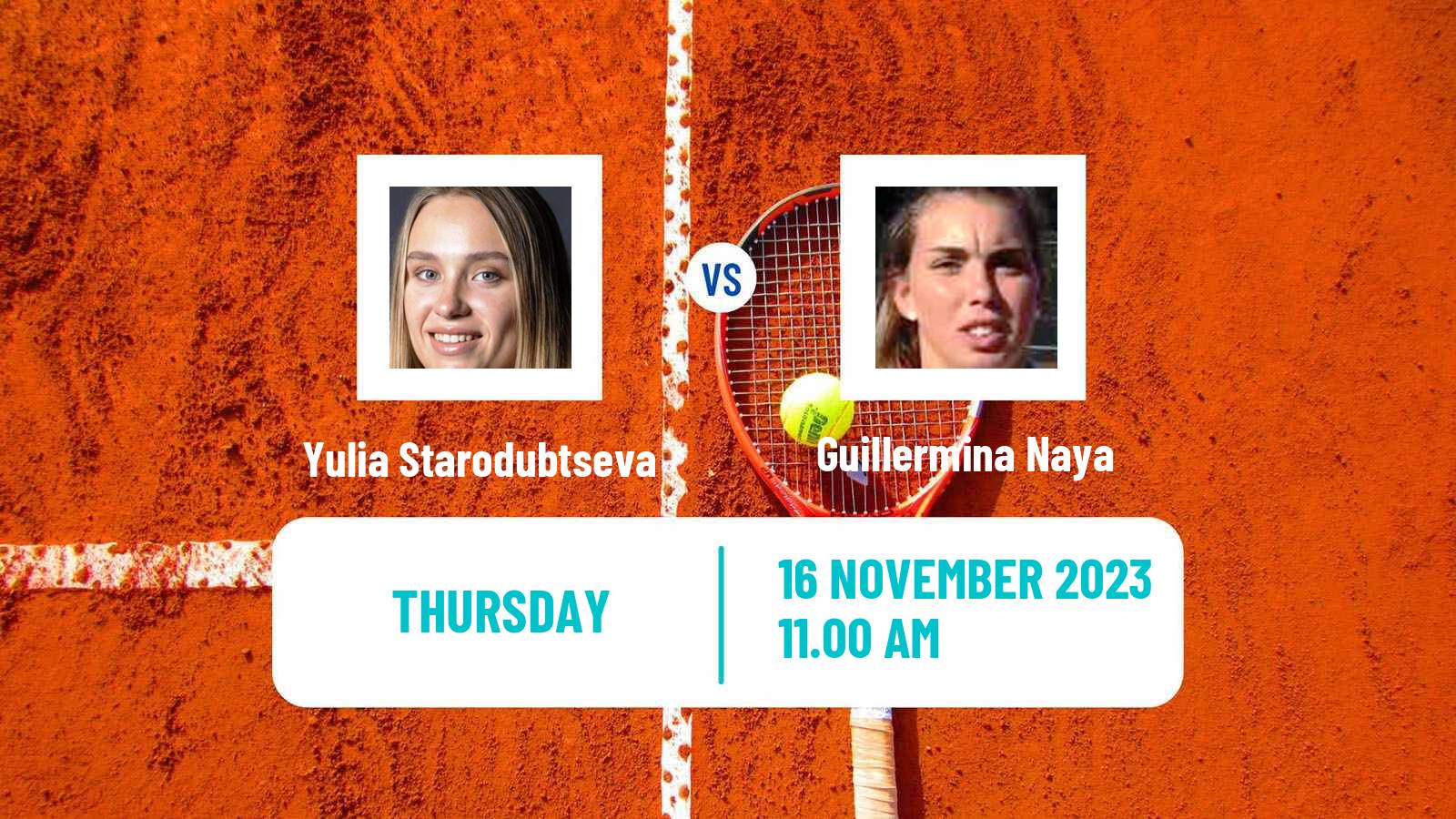 Tennis Colina Challenger Women Yulia Starodubtseva - Guillermina Naya