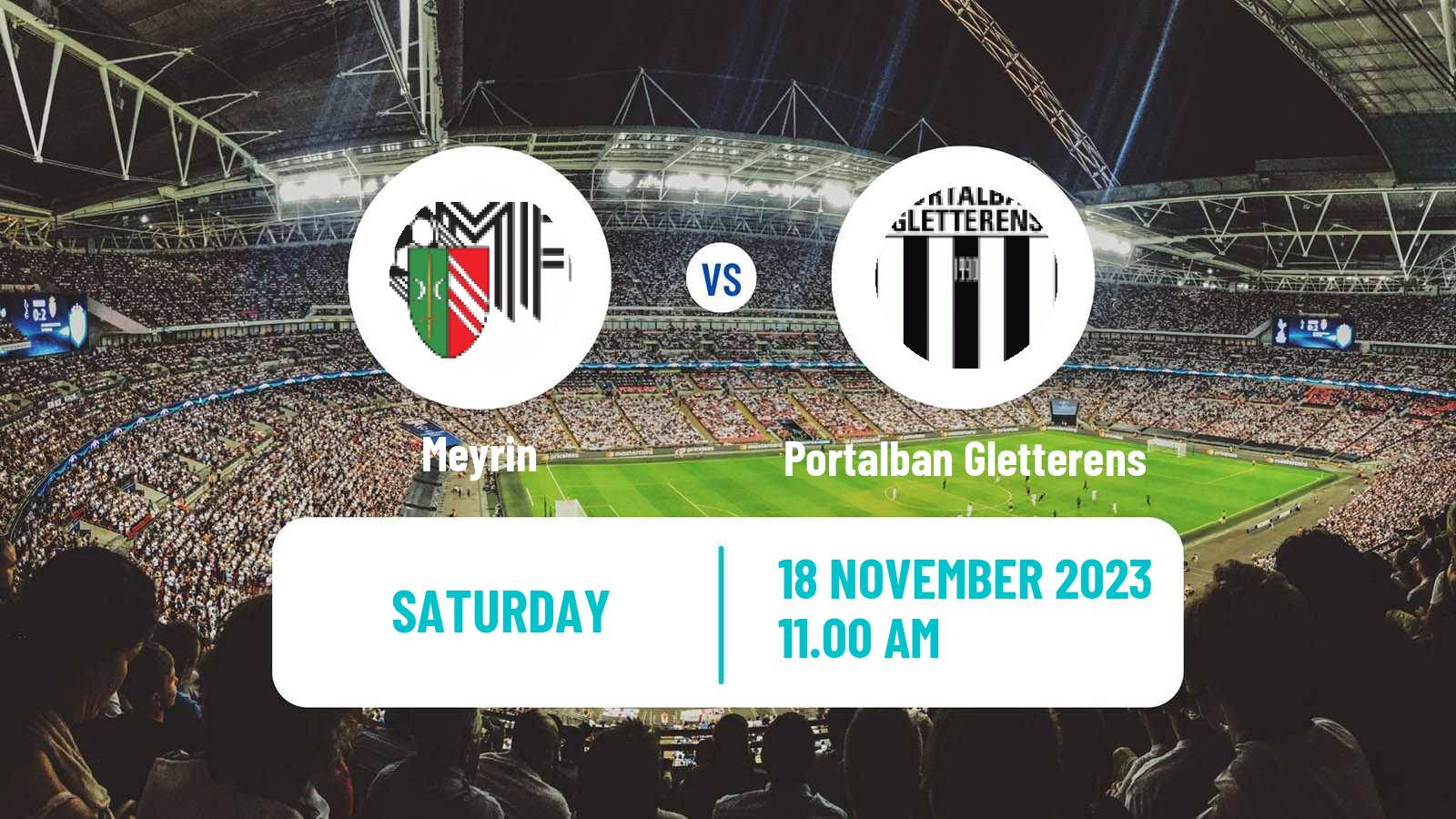 Soccer Swiss 1 Liga Classic Group 1 Meyrin - Portalban Gletterens
