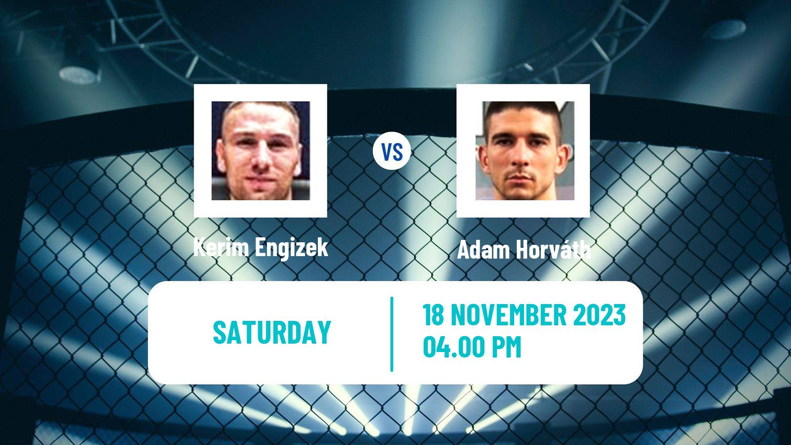 MMA Middleweight Oktagon Men Kerim Engizek - Adam Horváth
