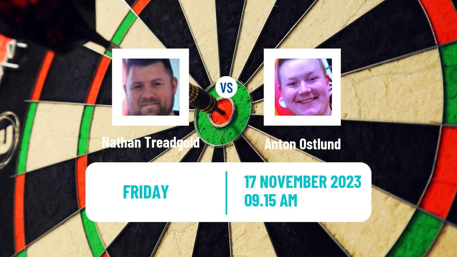 Darts Modus Super Series Nathan Treadgold - Anton Ostlund