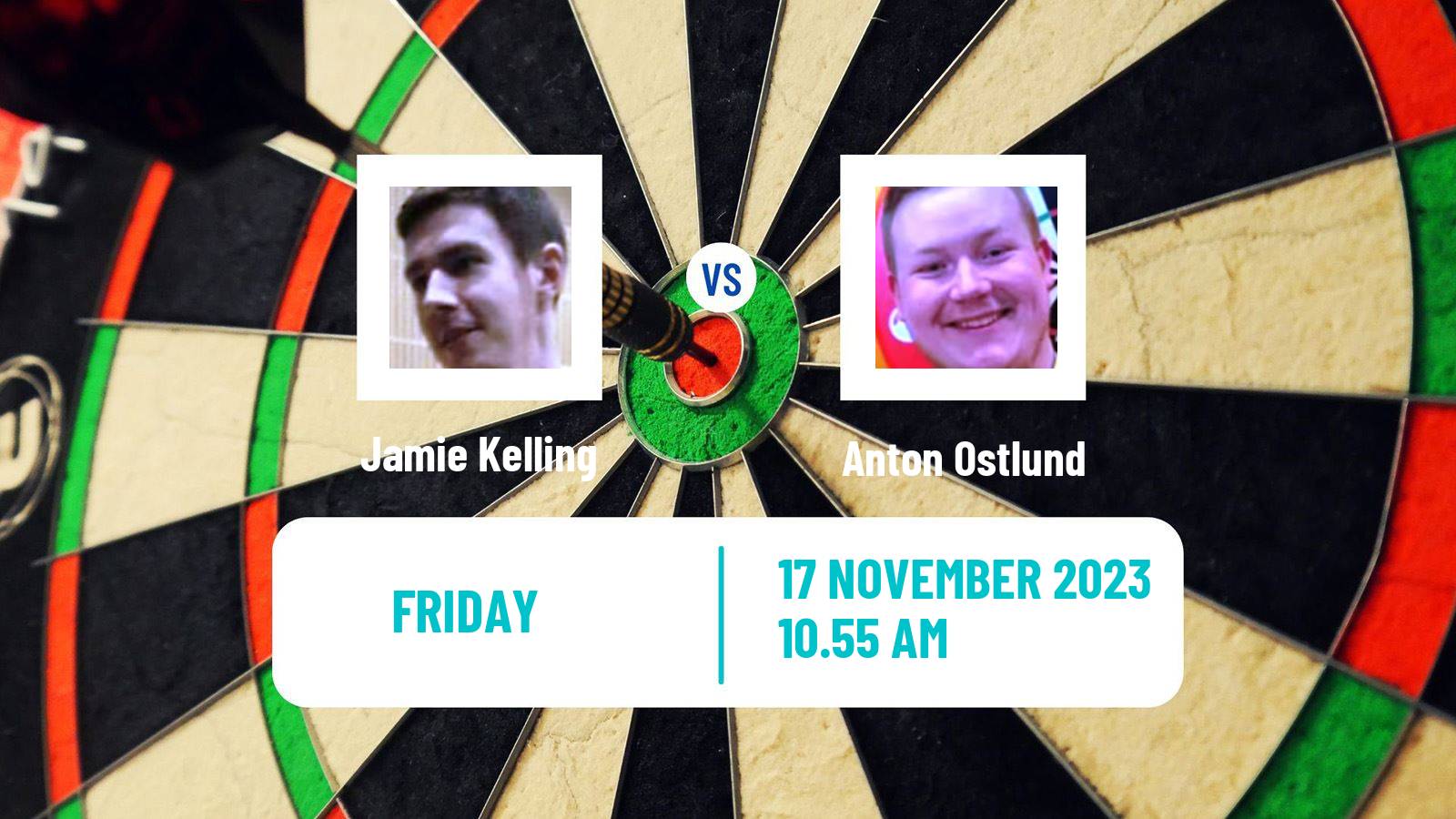 Darts Modus Super Series Jamie Kelling - Anton Ostlund