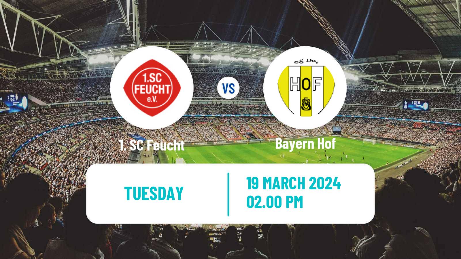 Soccer German Oberliga Bayern Nord Feucht - Bayern Hof