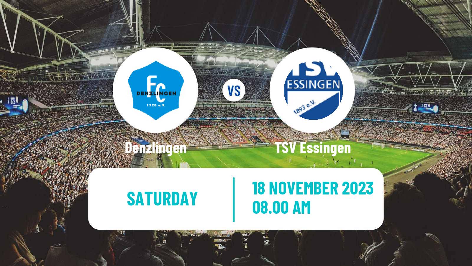 Soccer German Oberliga Baden-Württemberg Denzlingen - Essingen