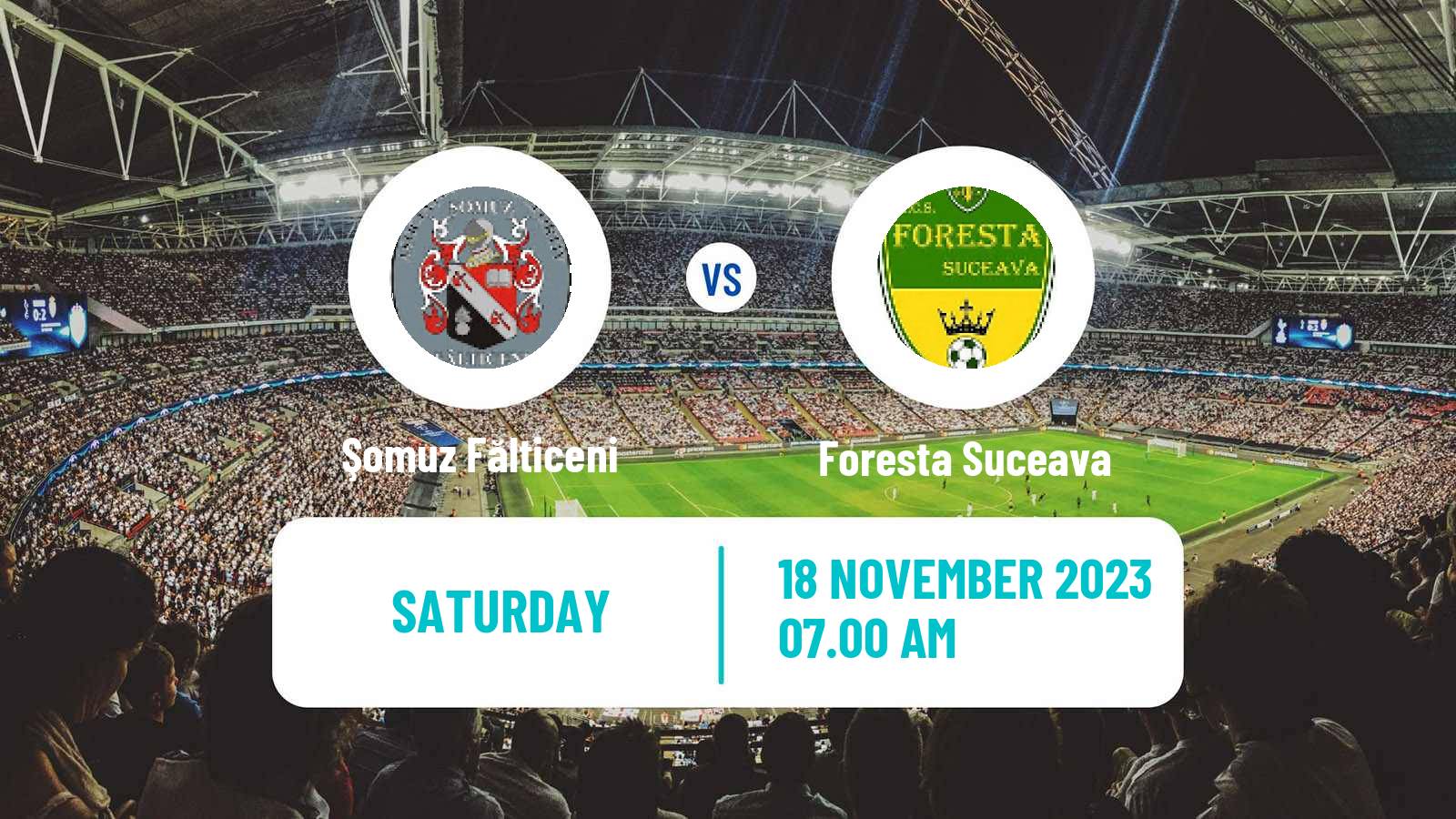 Soccer Romanian Liga 3 - Seria 1 Şomuz Fălticeni - Foresta Suceava