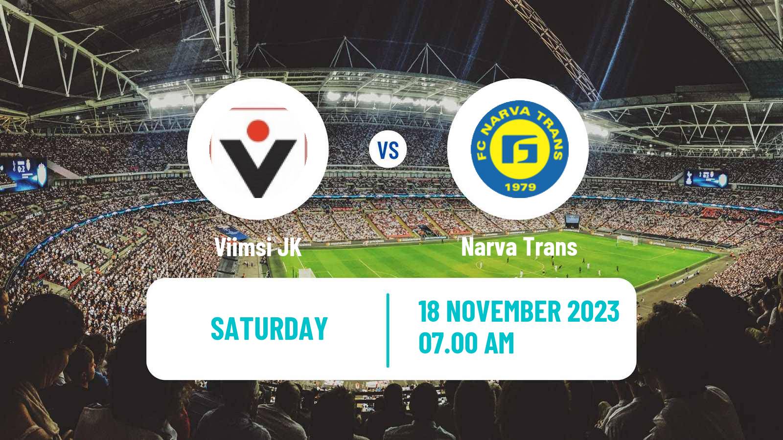Soccer Estonian Cup Viimsi JK - Narva Trans