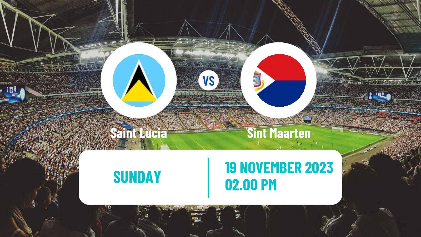 Soccer CONCACAF Nations League Saint Lucia - Sint Maarten