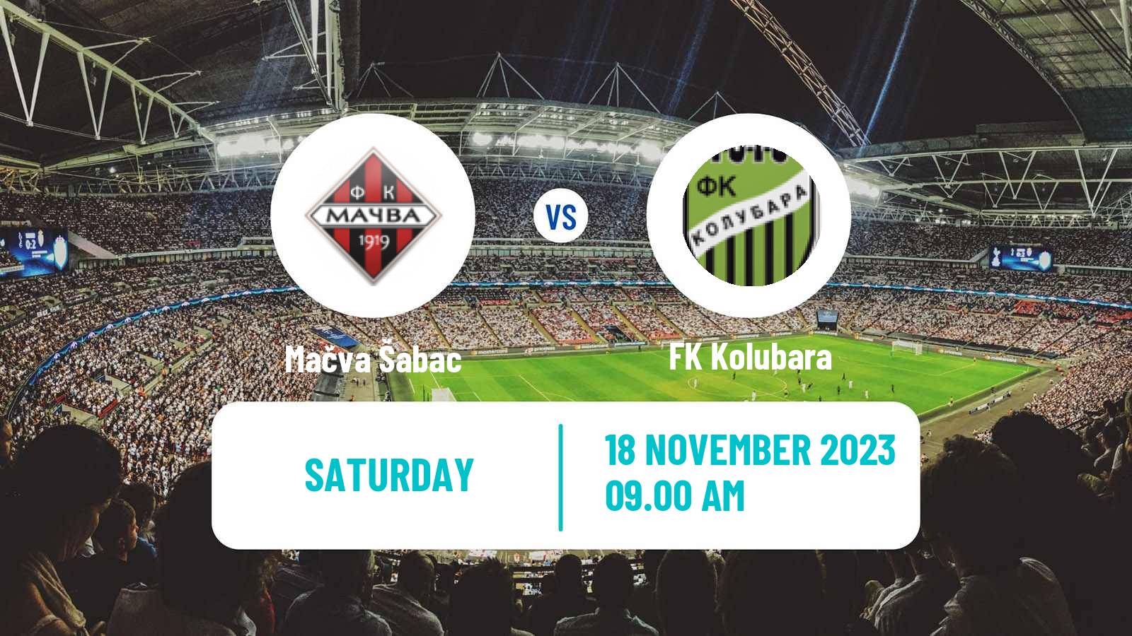 Soccer Serbian Prva Liga Mačva Šabac - Kolubara