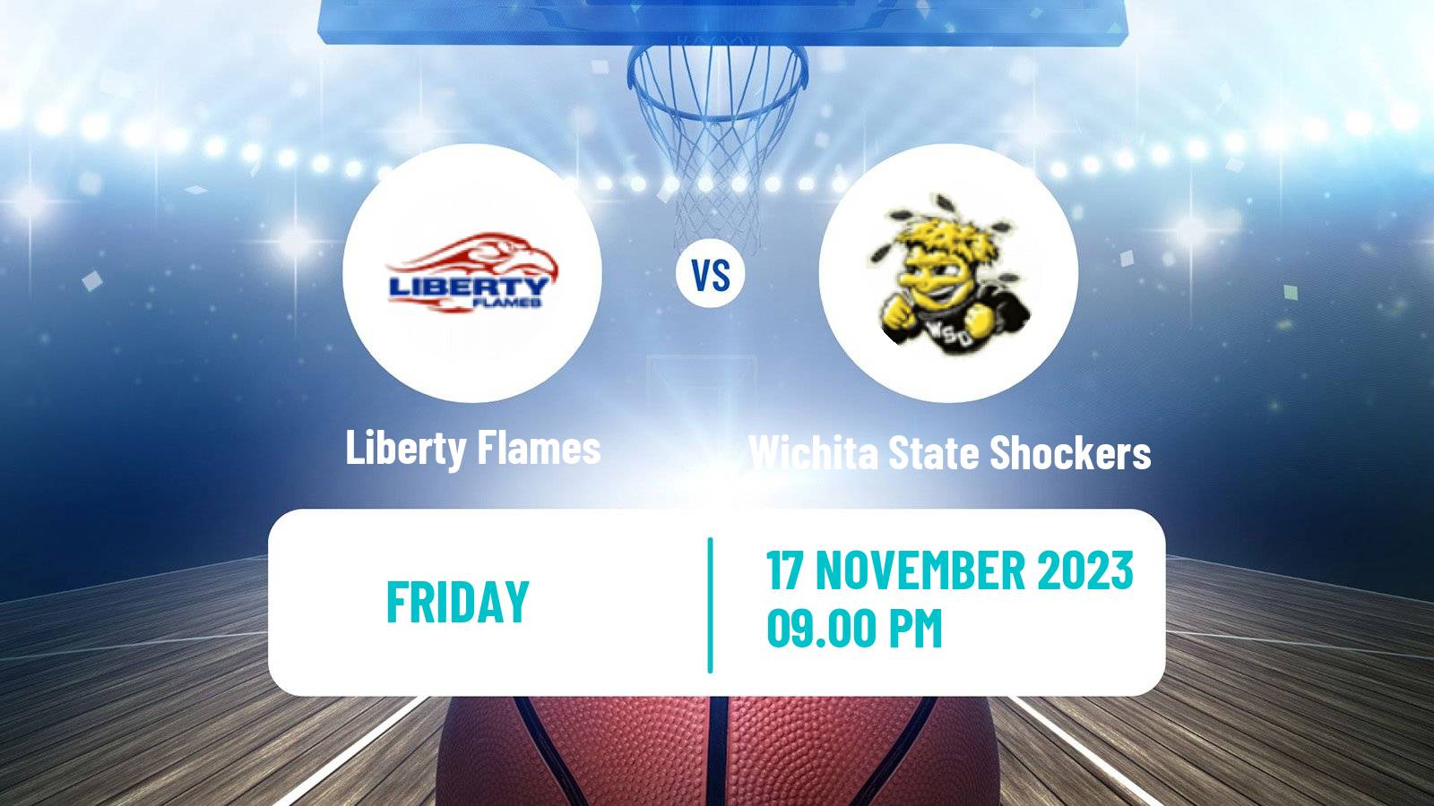 Basketball NCAA College Basketball Liberty Flames - Wichita State Shockers