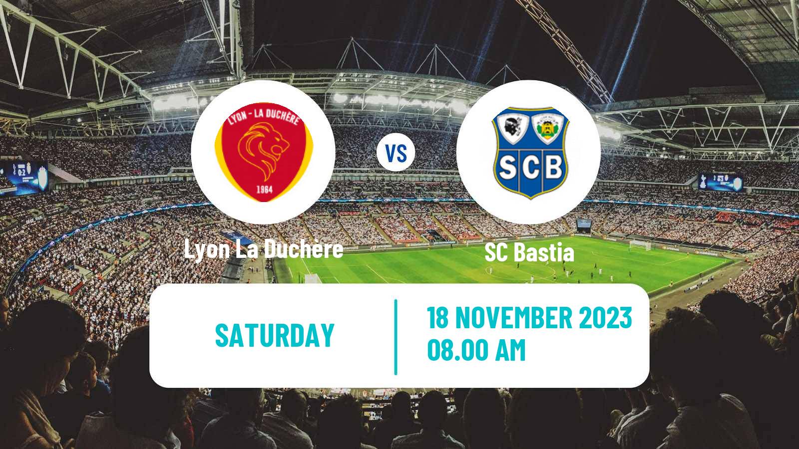 Soccer Coupe De France Lyon La Duchère - Bastia