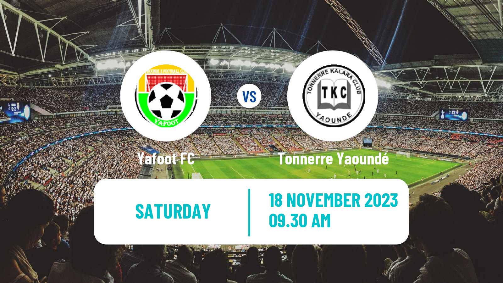 Soccer Cameroon Elite Two Yafoot - Tonnerre Yaoundé