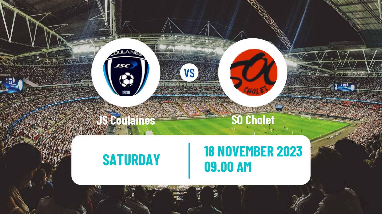 Soccer Coupe De France Coulaines - Cholet