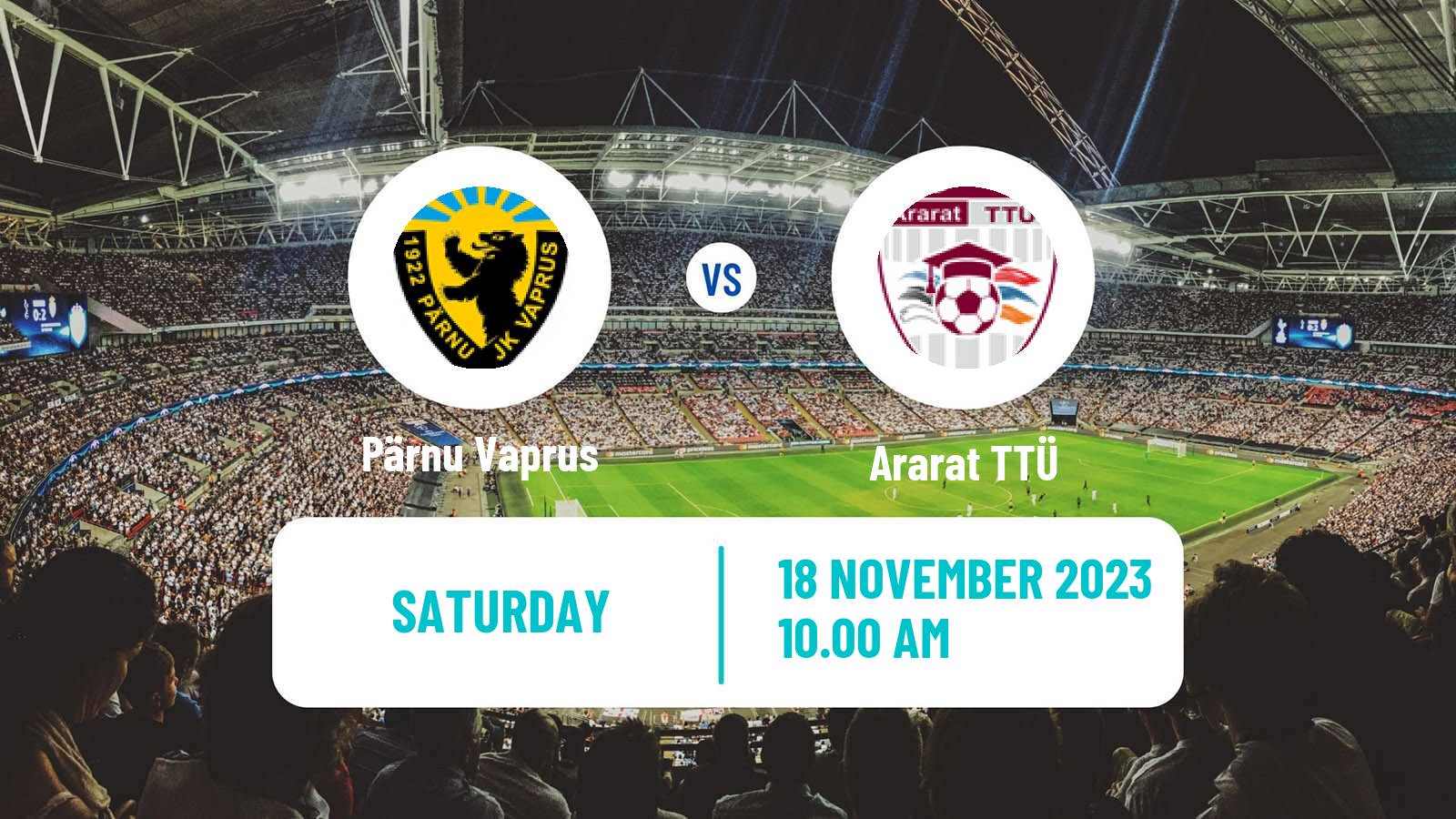 Football Estonian Meistriliiga Women Pärnu Vaprus - Ararat TTÜ