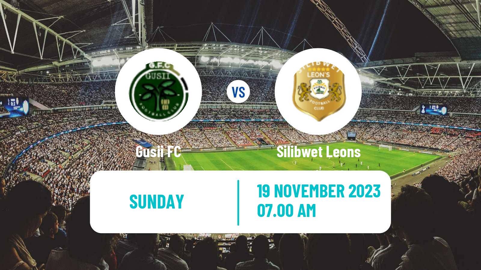 Football Kenyan Super League Gusii - Silibwet Leons