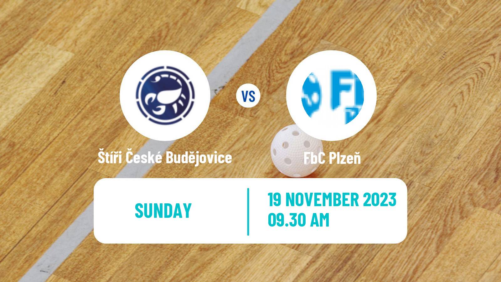 Floorball Czech 1 Liga Floorball Štíři České Budějovice - Plzeň