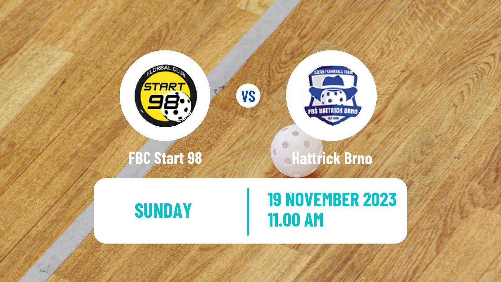 Floorball Czech 1 Liga Floorball Start 98 - Hattrick Brno