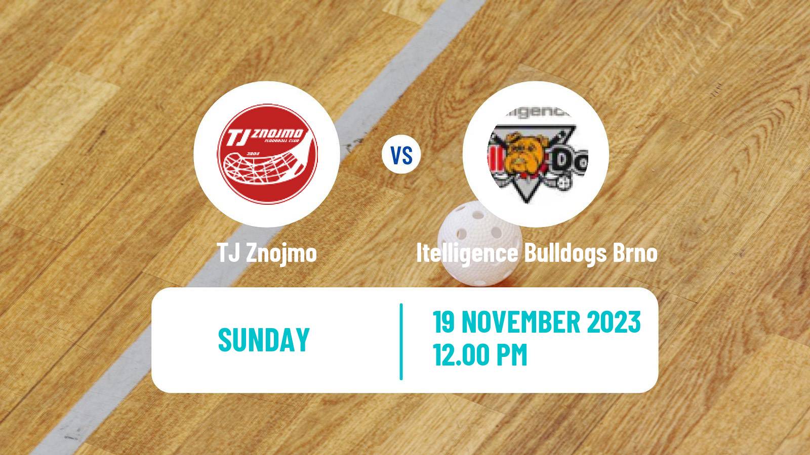 Floorball Czech 1 Liga Floorball Znojmo - Itelligence Bulldogs Brno