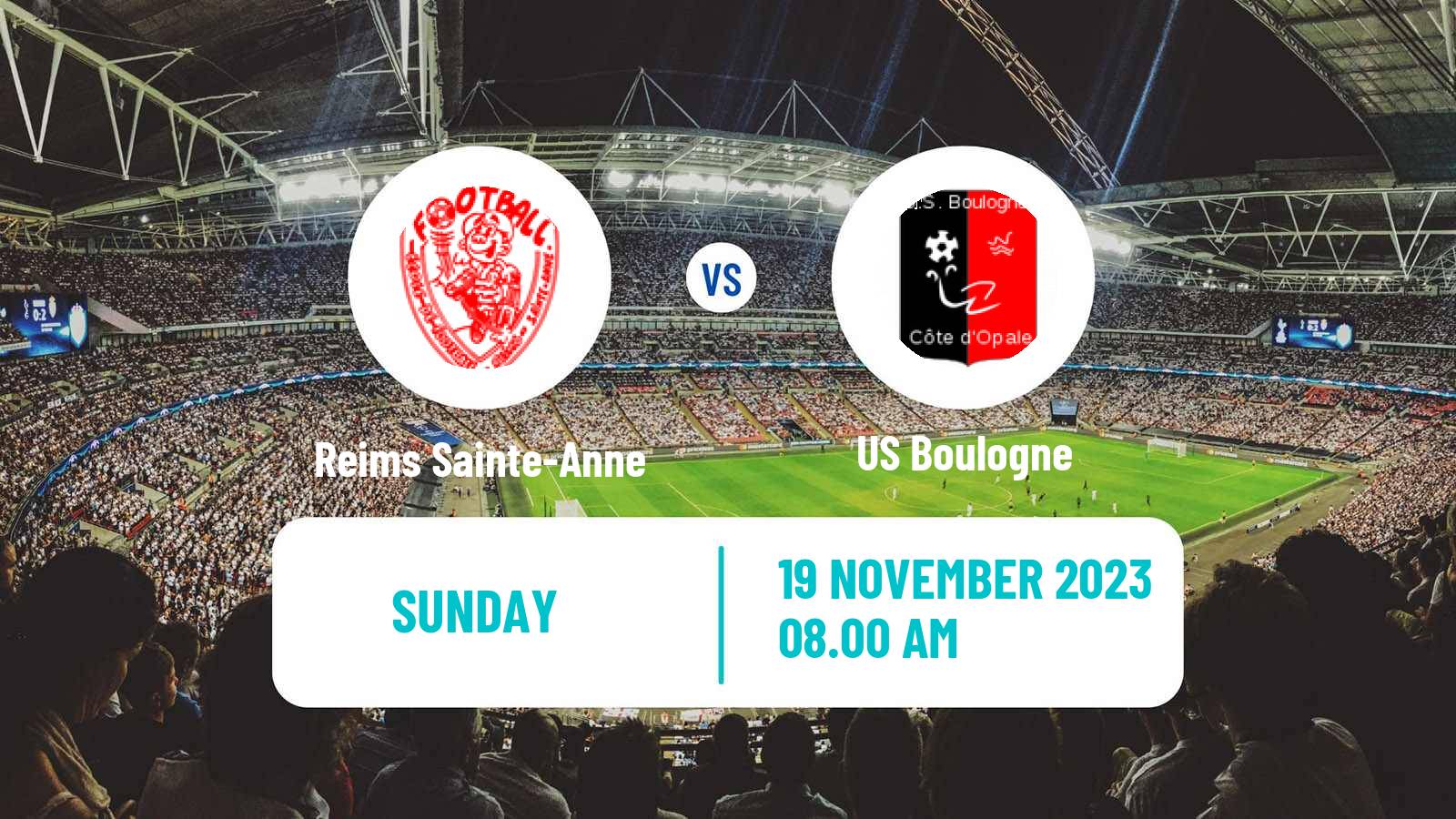 Soccer Coupe De France Reims Sainte-Anne - Boulogne