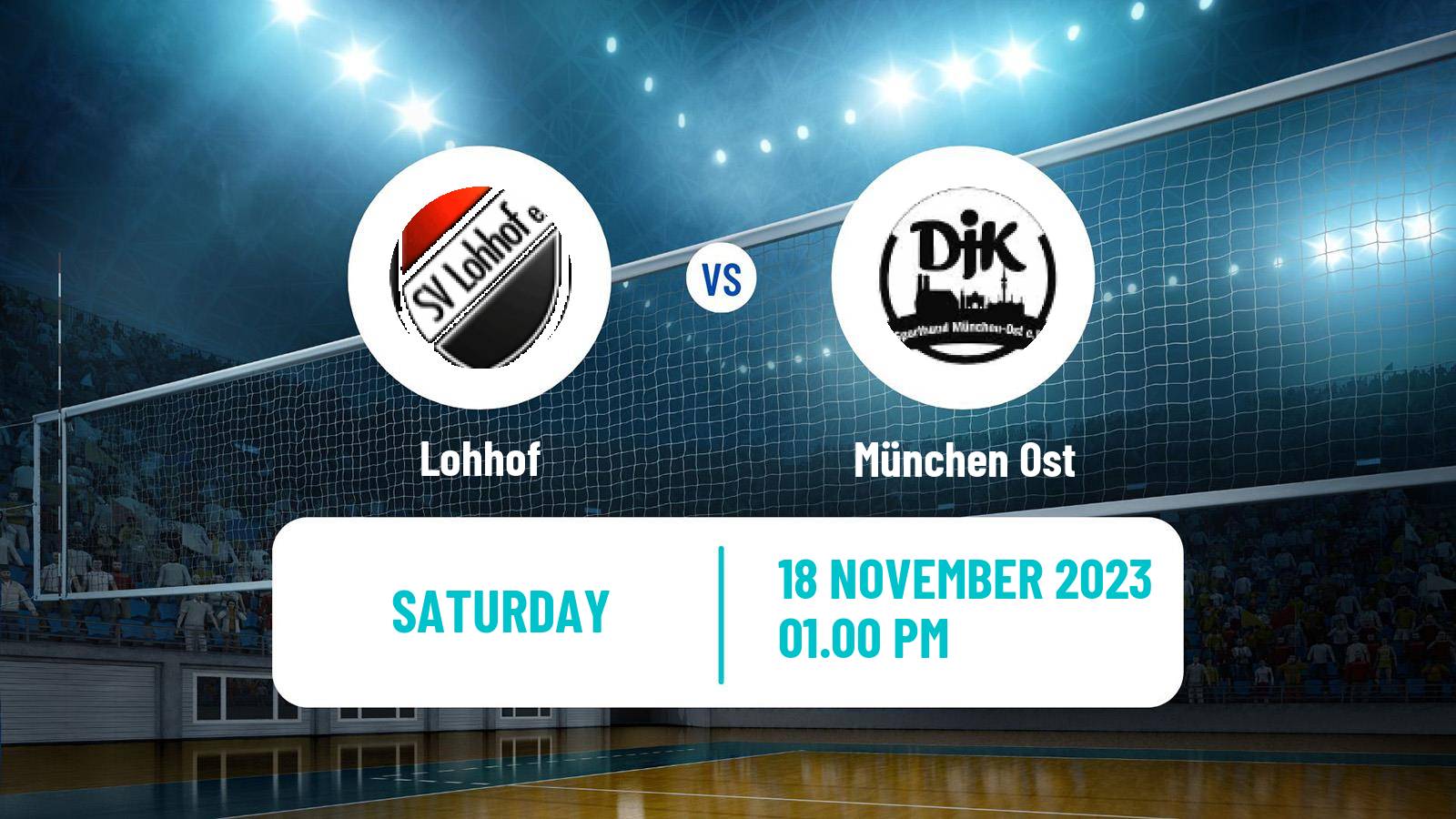 Volleyball German 2 Bundesliga South Volleyball Women Lohhof - München Ost