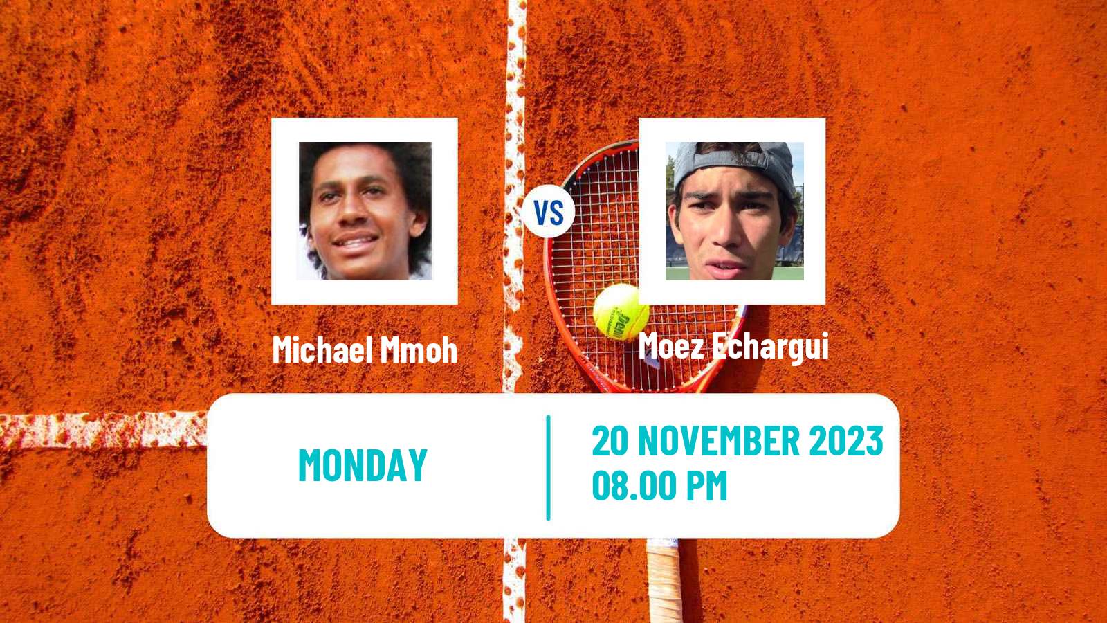 Tennis Yokohama Challenger Men Michael Mmoh - Moez Echargui