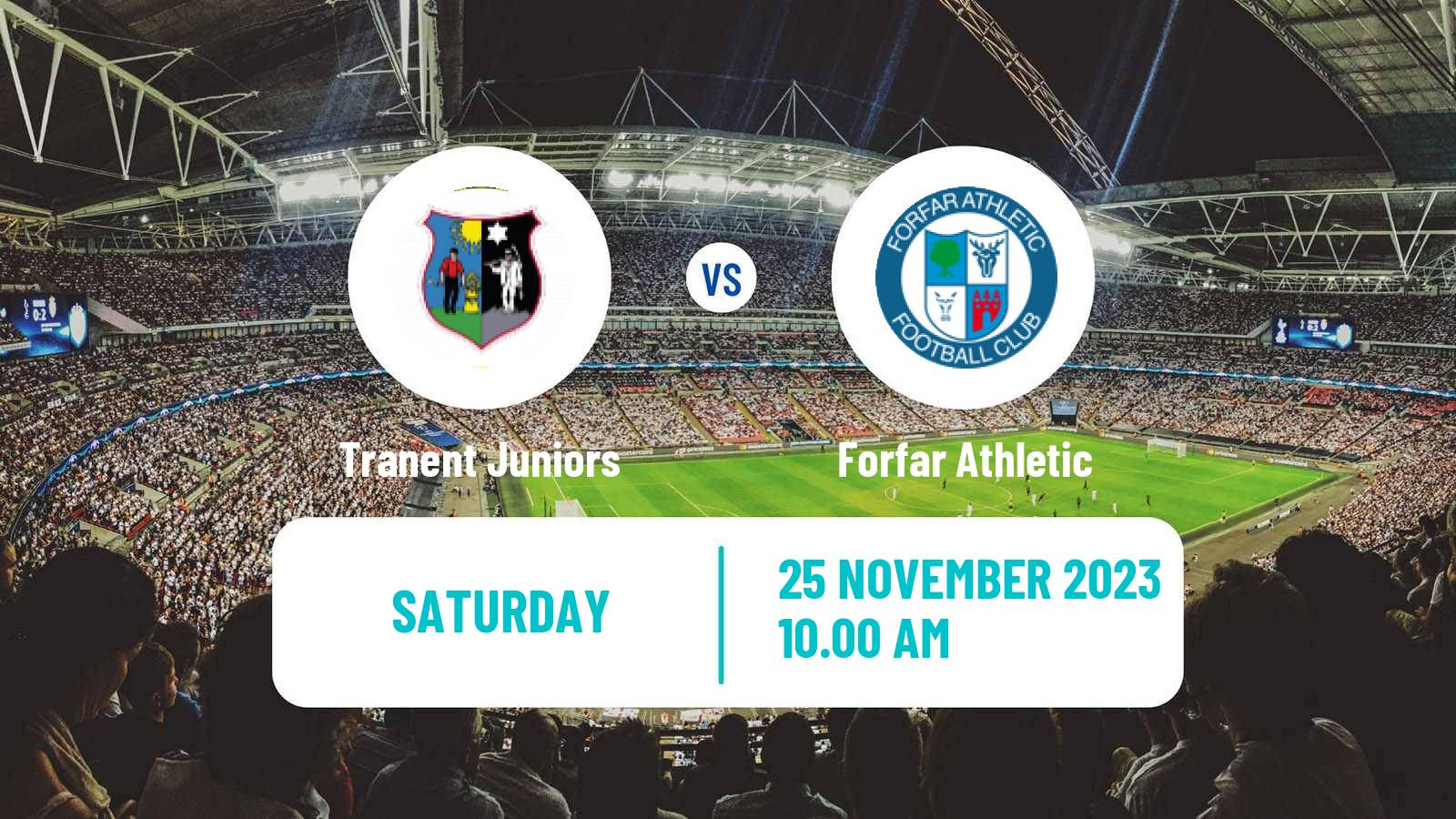 Football Scottish Cup Tranent Juniors - Forfar Athletic